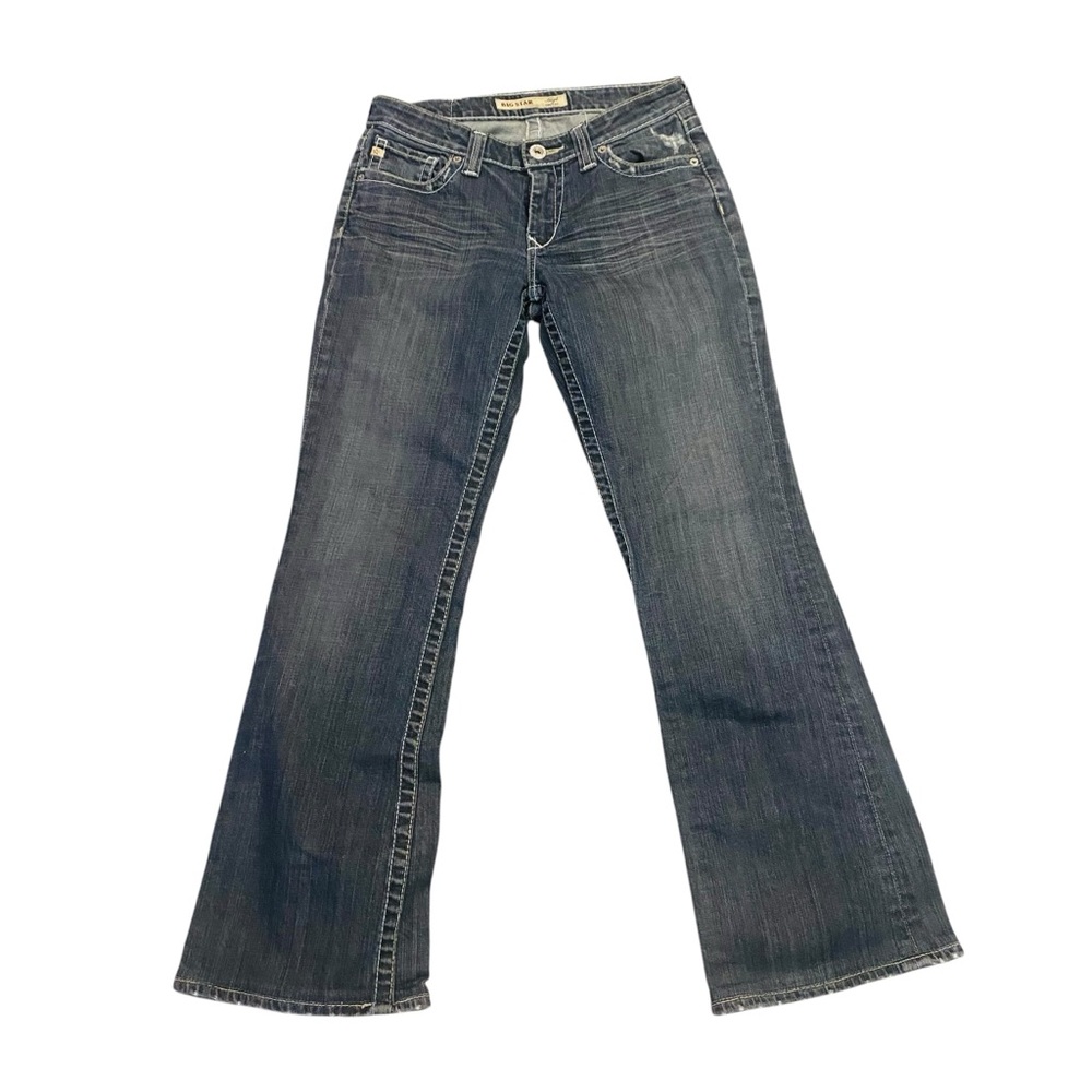 Big Star Hazel Curvy Jean Bootcut Thick Stitch Y2K